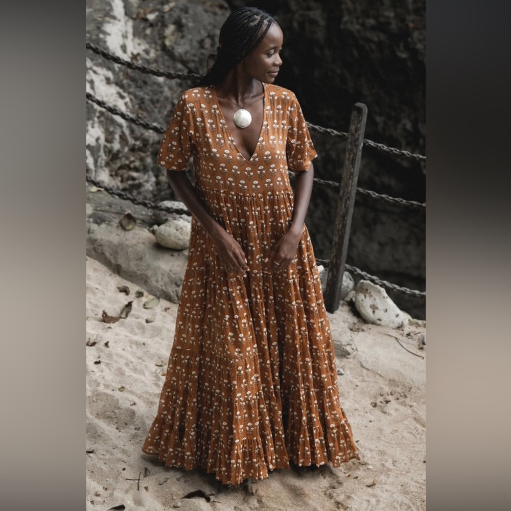 NWT Daughters of India Chaaya Maxi Dress